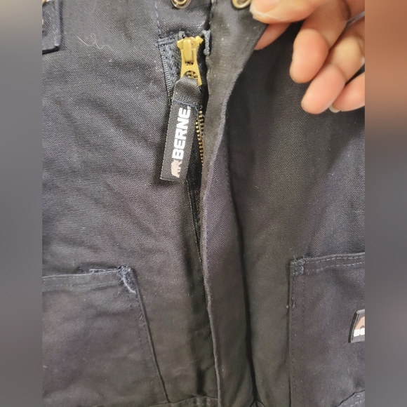 Berne Women's tall Softstone Duck Insulated Bib Overall size L - Picture 7 of 8